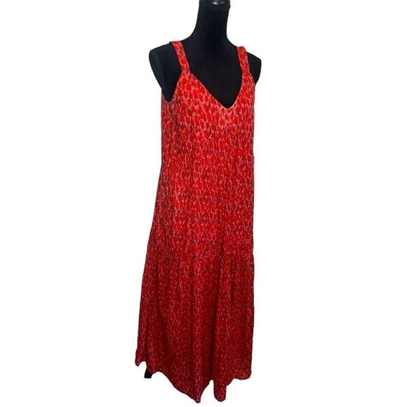 JOIE SLEEVELESS TIERED SUMMER FLOWY MAXI DRESS *Perfect for the summer* SIZE S - Picture 1 of 14